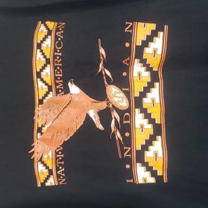 Vintage native American bald eagle tee